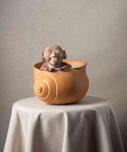 Caracol con persona adentro