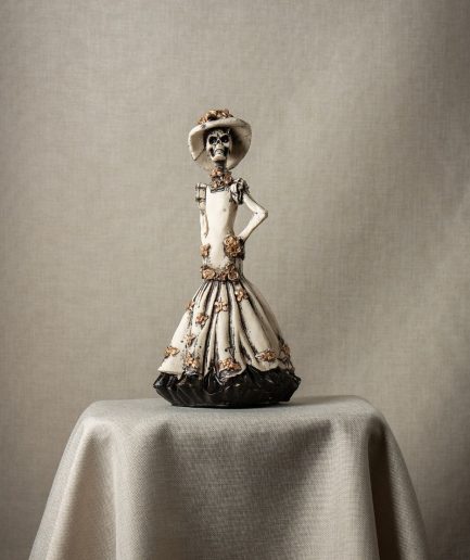 Catrina vestido blanco