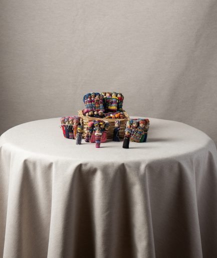 Muñecas miniaturas de tela