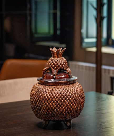 Piña de Barro Vidriado <div> - Colección Galope - </div>