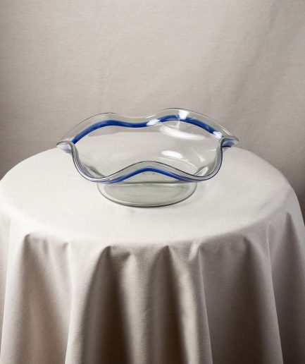 Frutero cristal ondulado linea azul <div class="galope"> - Colección Galope - </div>