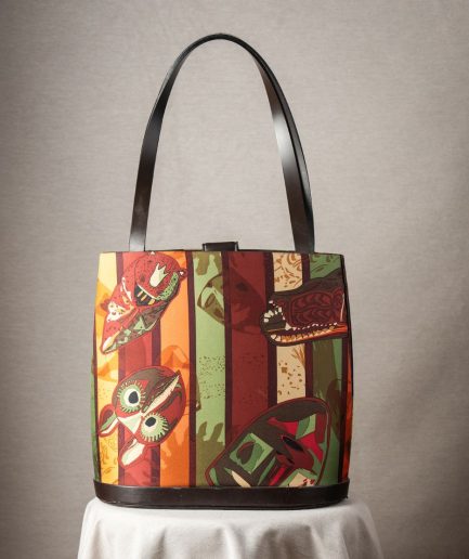 Bolso rojo, naranja y verde <div class="galope"> - Colección Galope - </div>
