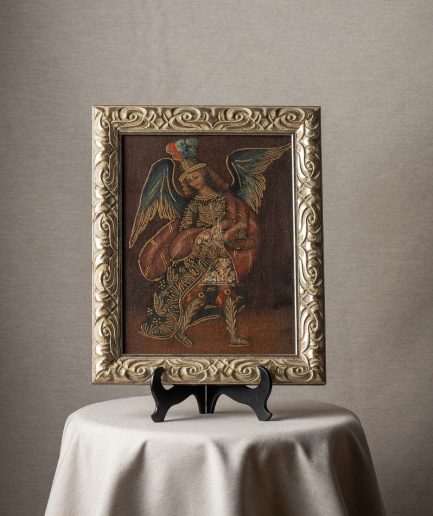 Cuadro arcángel marco dorado figura 2 <div class="galope"> - Colección Galope - </div>