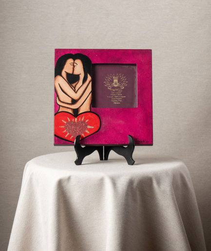 Cuadro LGBT mujeres fondo rosa <div class="galope"> - Colección Galope - </div>