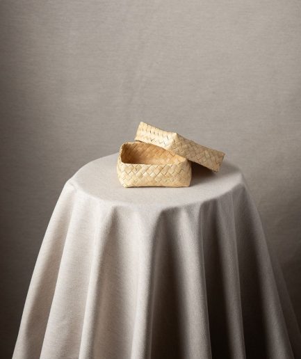 Mini caja tejida con tapa <div> - Colección Galope - </div>